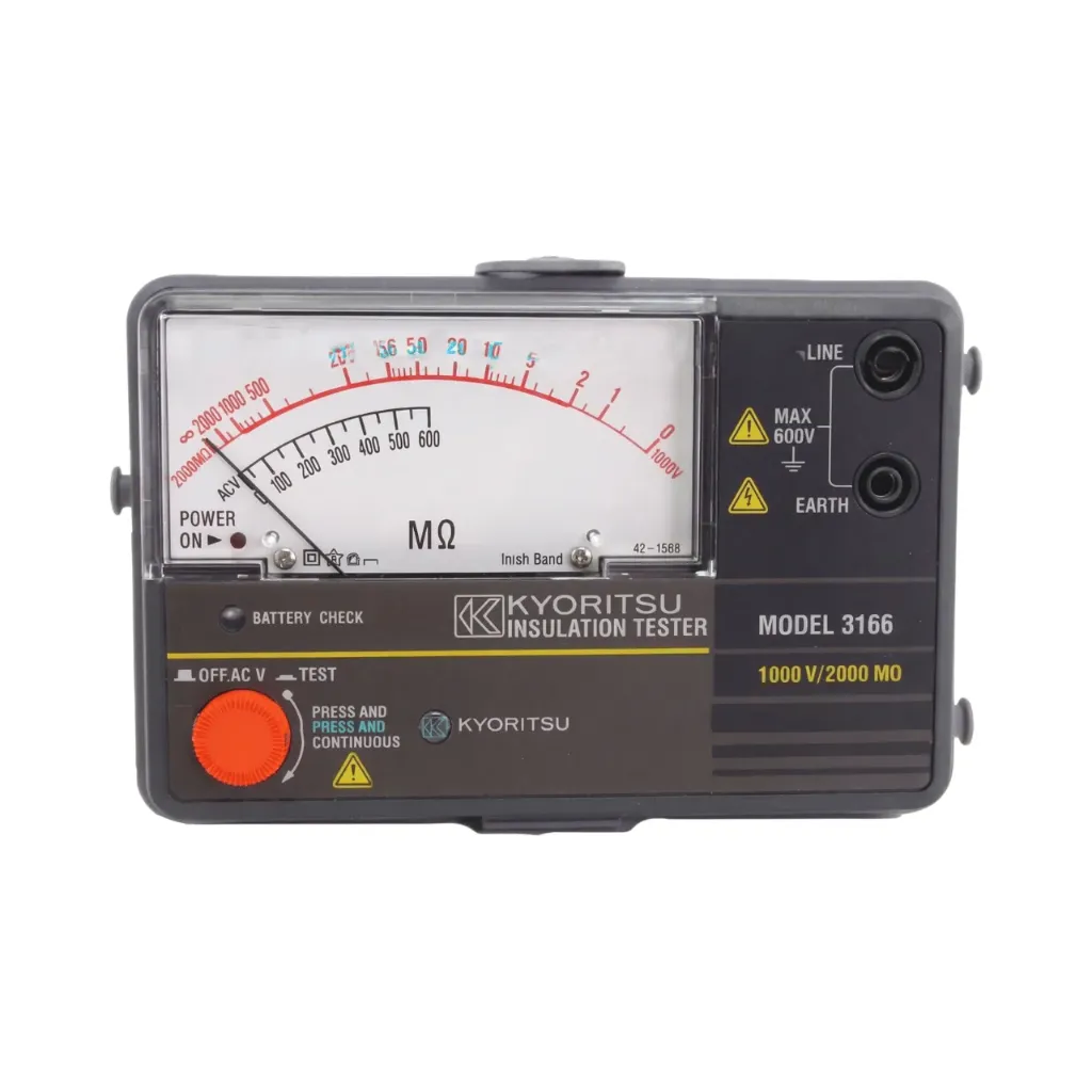 [3166] جهاز اختبار وقياس العزل التماثلى 1000فولت 2000 ميجا اوم 3166 كيوريتسو