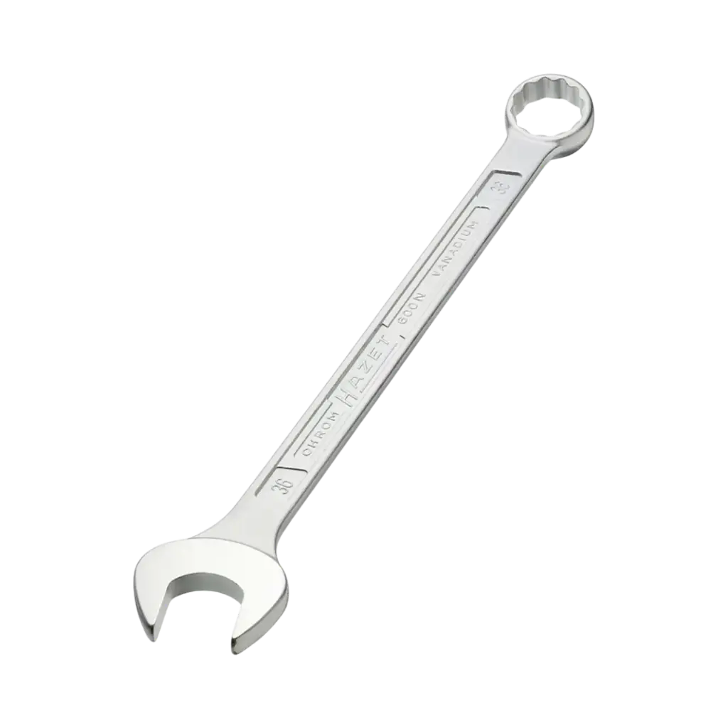 Hazet Combination Wrench Size 21 mm, Outside 12-Point Traction Profile