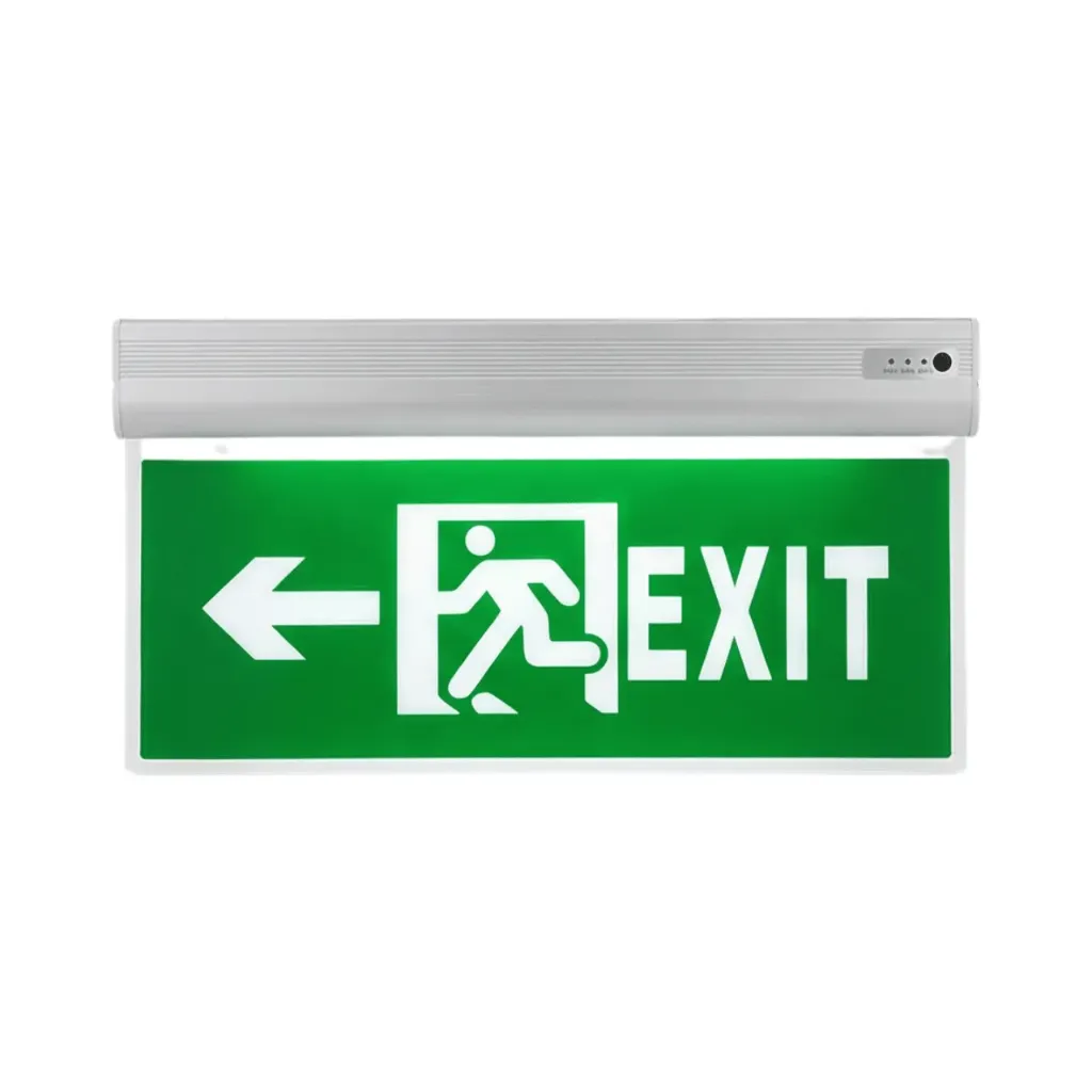 [KE338-LF] LED Emergency Maintained Exit Sign 3 Hours 3 Watt IP20 Left Direction