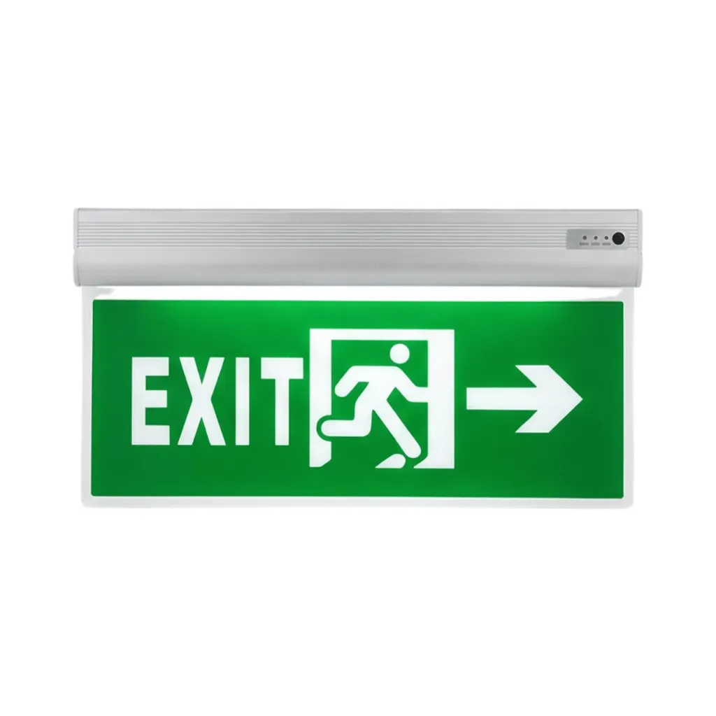 [KE338-RT] LED Emergency Maintained Exit Sign 3 Hours 3 Watt IP20 Right Direction