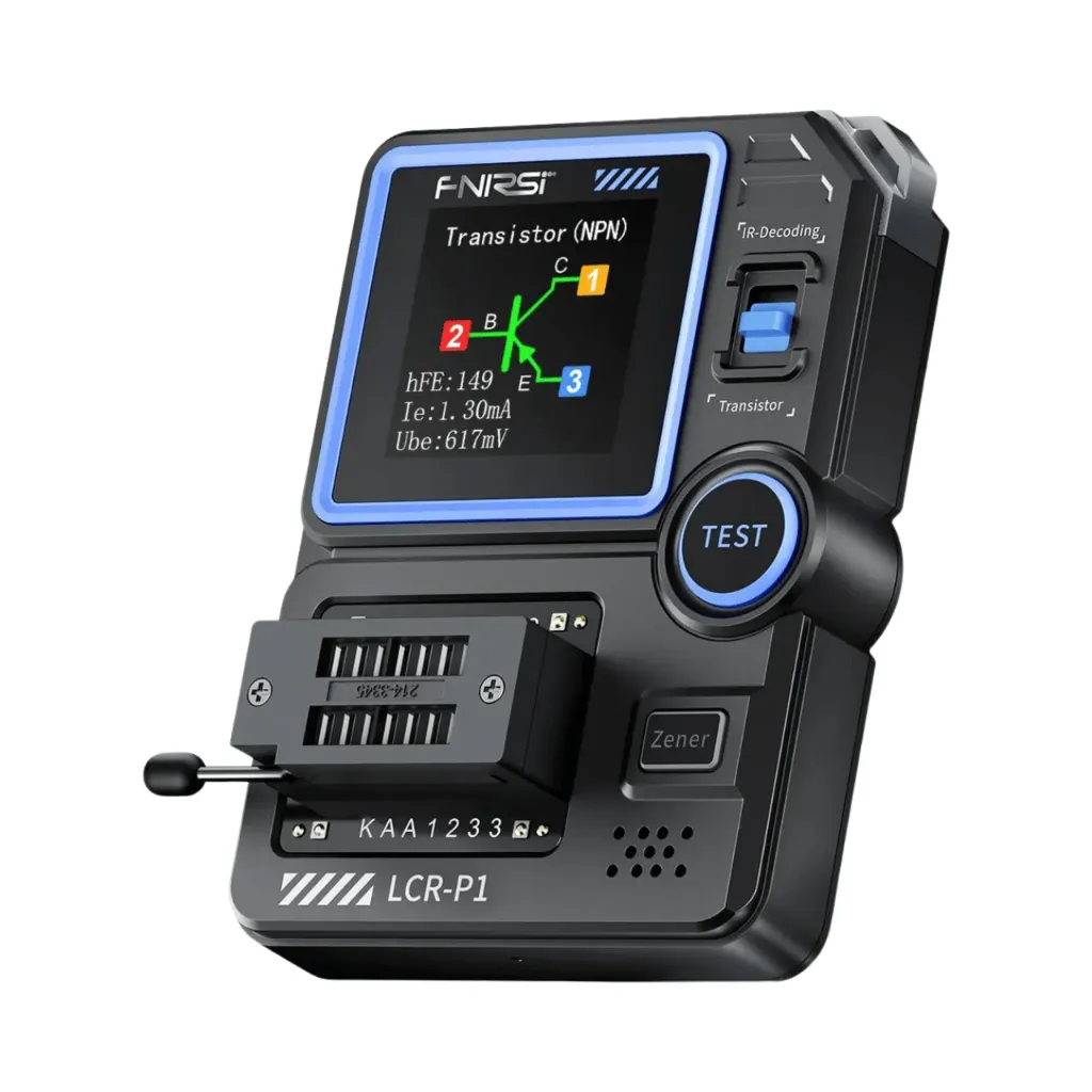 [LCR-P1] FNIRSI® LCR-P1 Multifunction LCR Transistor Capacitor Tester