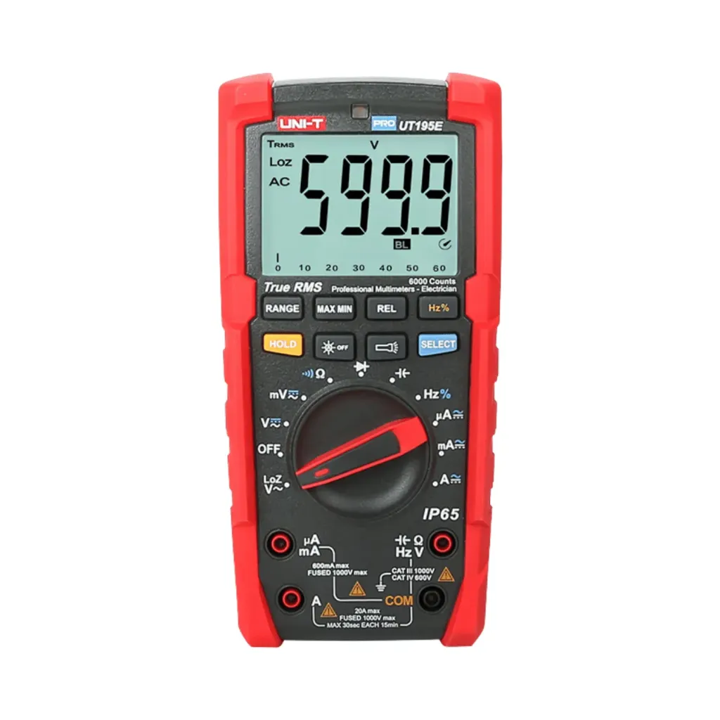 [UT195E] Uni-T Handheld Industrial Digital Multimeter 1000v IP65