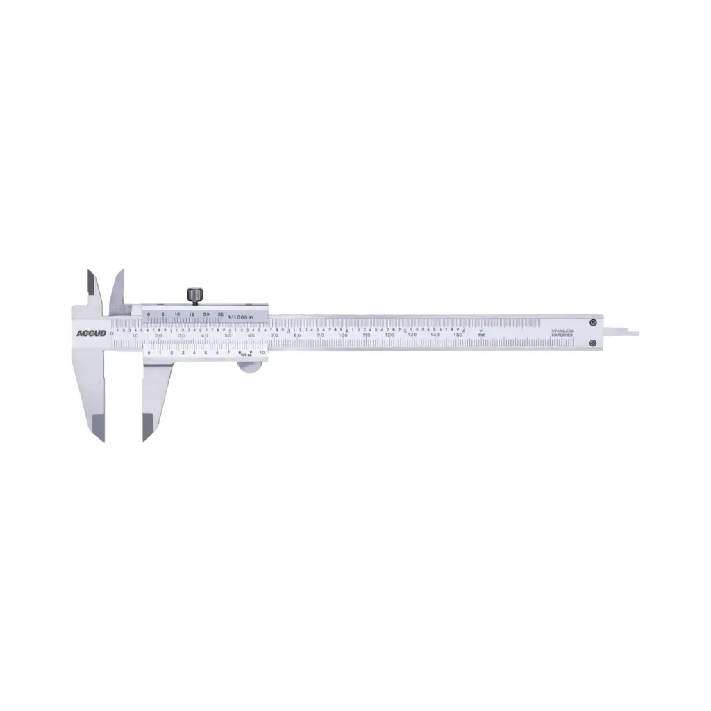 [120-006-12] Accud Vernier Caliper 6 inch
