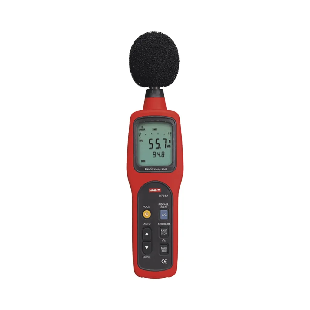 [UT352] Uni-T Sound Level Meter A/C Weighting MAX/MIN 63 Data Sets dB UT352