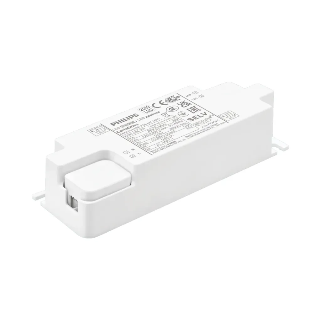 [929003420180] Philips CertaDrive Panel Driver Low Ripple 20W 0.5A 40V 230V (copy)