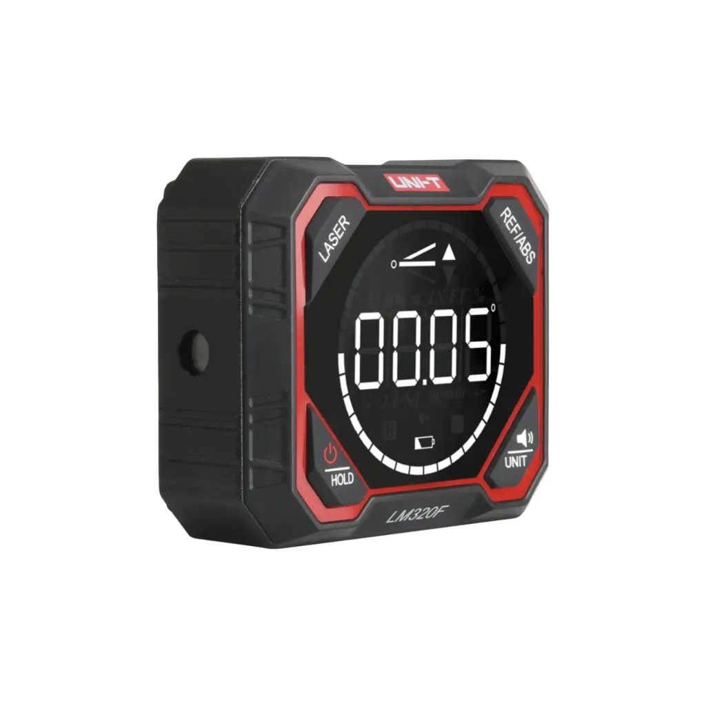 [LM320F] منقله ديجيتال بنطاق قياس 4*90° ب 3 خطوط ليزر و 4 قواعد مغناطيس LM320F يونى تى