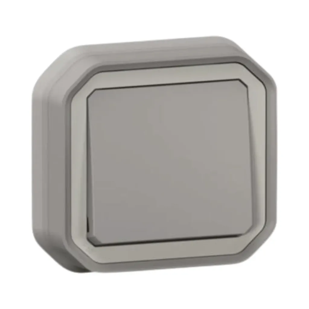 [69811] Legrand Plexo™ 1 Gang 2-Way Switch 10A 250v Grey Flush Mounted IP55