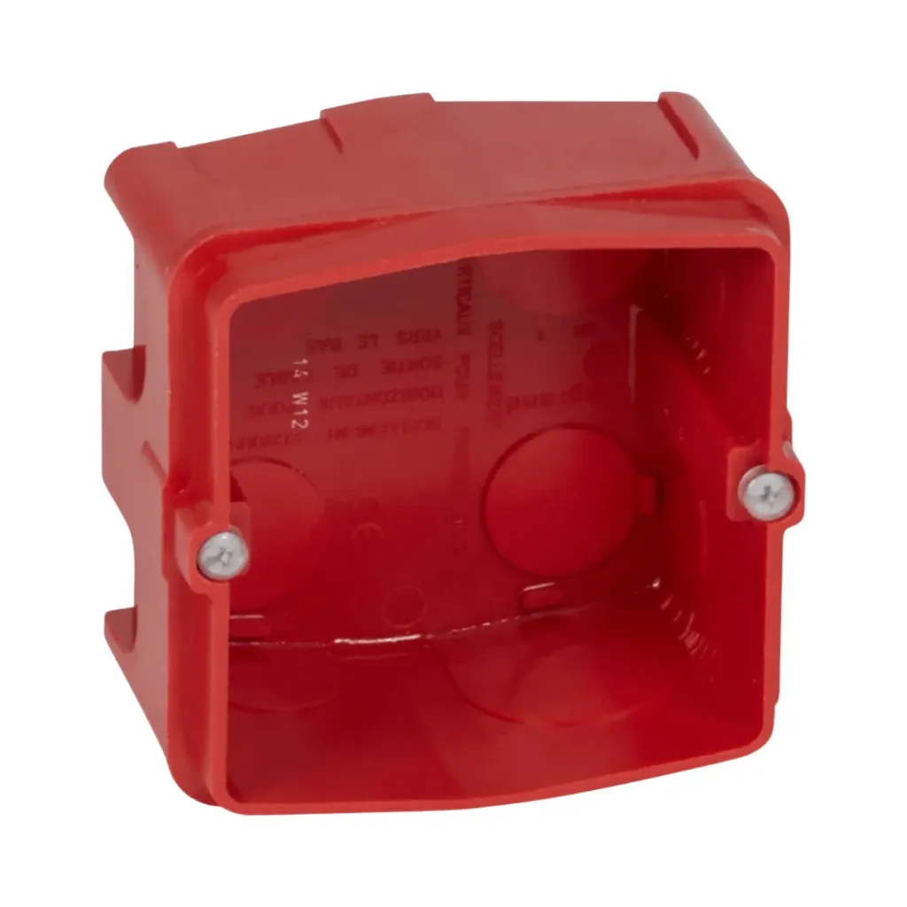 [080185] Legrand Batibox Flush Mounting Box 1 Gang For 20/32 A Sockets Depth 50 mm Masonry