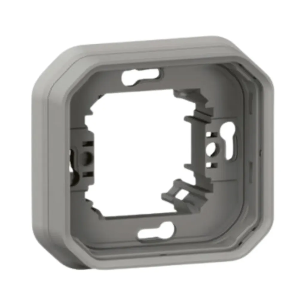 [069681] Legrand Plexo™ 1 Gang Flush Mounting Support Frame Grey