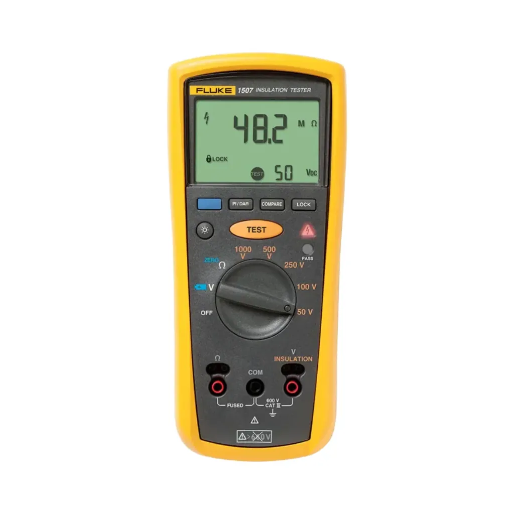 [1507] Fluke 1507 Insulation Resistance Meter 0.01-10000 MΩ  Insulation Test Voltages 600v