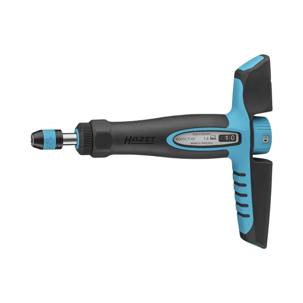 [6005CT-60] Hazet 1⁄4″  Torque Screwdriver With Sliding T-Handle, 1-6 Nm, ±6% Length: 198 mm, 6005CT-60