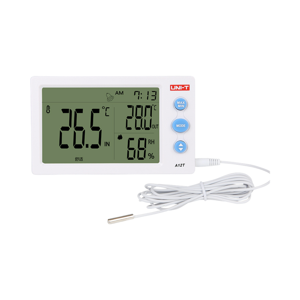  Uni- T Tempreature Humidity Meter With External Sensor Probe 