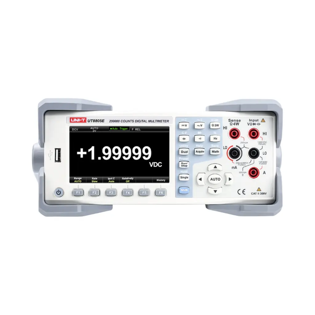 Uni-T Auto Ranging True RMS Desktop Digital Multimeter 100KHz Reading Resolution 5½