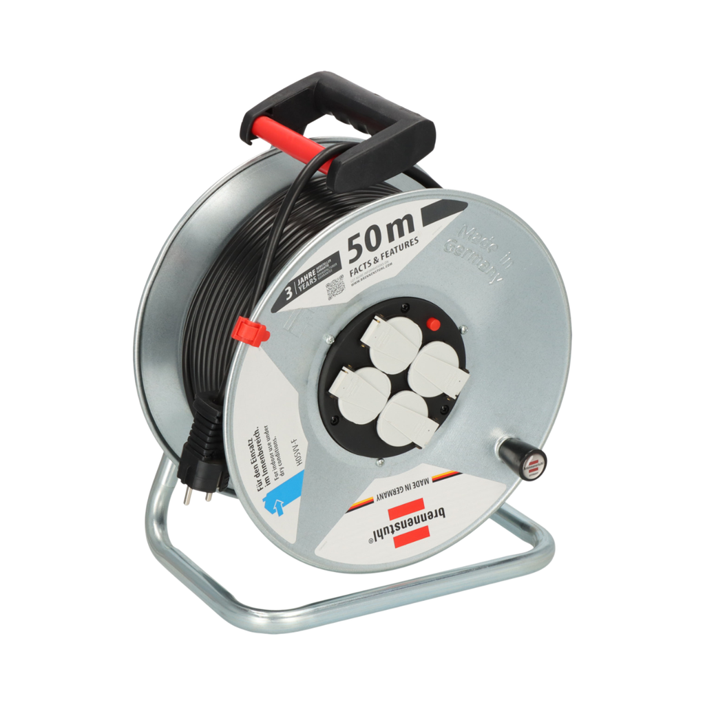 brennenstuhl Garant S 4 E Cable Reel 50m H05VV-F 3G1,5