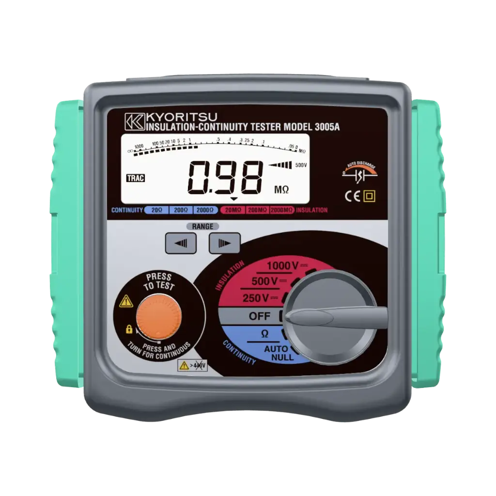 [3005A] Kyoritsu Digital Insulation / Continuity Testers 1000v