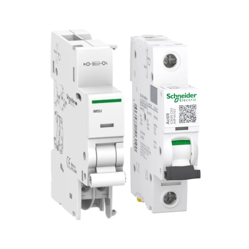 [IC60N63A+IMSU] Schneider Electric Overvoltage Release, Acti9, IMSU, Voltage Release, 230 V AC