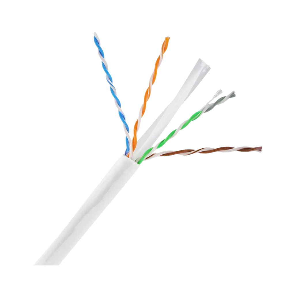 [DS-1LN6U-W/CCA] Hikvision 305 m CAT6 UTP Network Cable CCA,0.565 mm