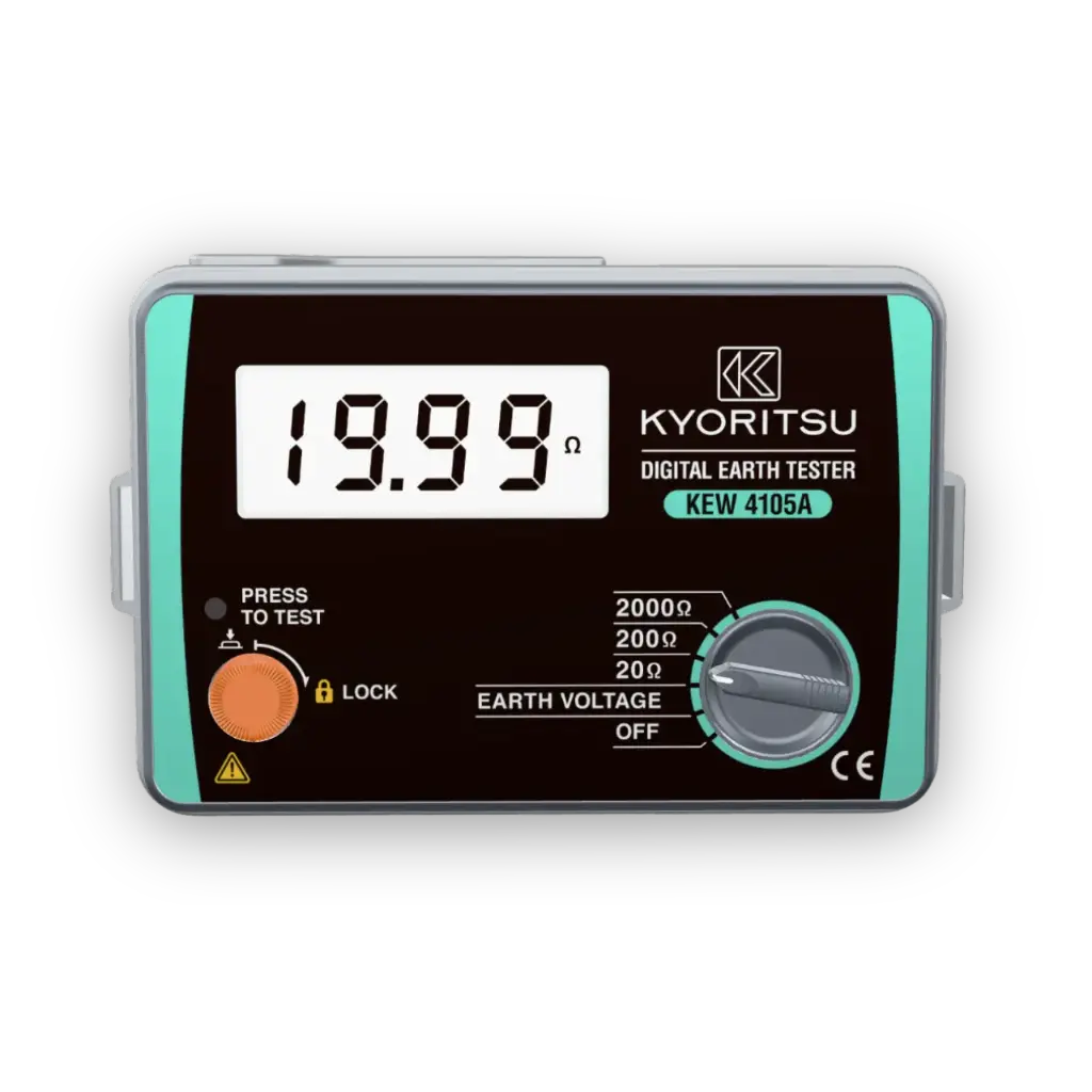 Kyoritsu Digital Earth Resistance Tester 2000Ω 4105A
