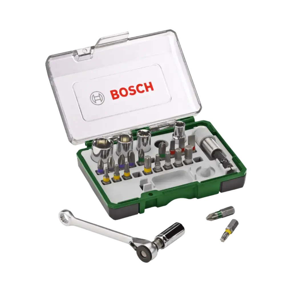 Bosch Screwdriver Ratchet Set 27 Pcs