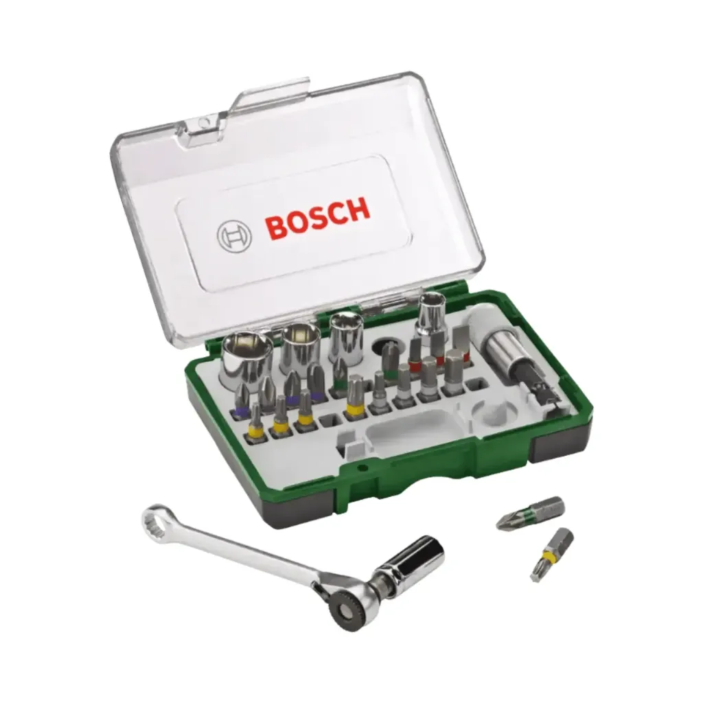 Bosch Screwdriver Ratchet Set 27 Pcs