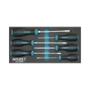 Hazet HEXAnamic® Screwdriver Set Cross Recess Profile PH, Slot Profile 0,8 x 4-1,2 x 8 PH-PH2, 6 Pieces