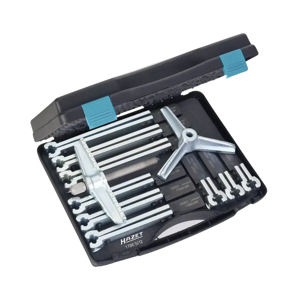 [1786S/12] Hazet Puller Set 3-arm 12 Pieces