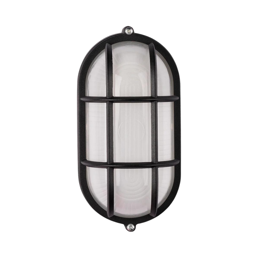 [12747] Egylux Bulkhead Oval Shape, Die Cast Aluminum Body, Lamp Shape E27 