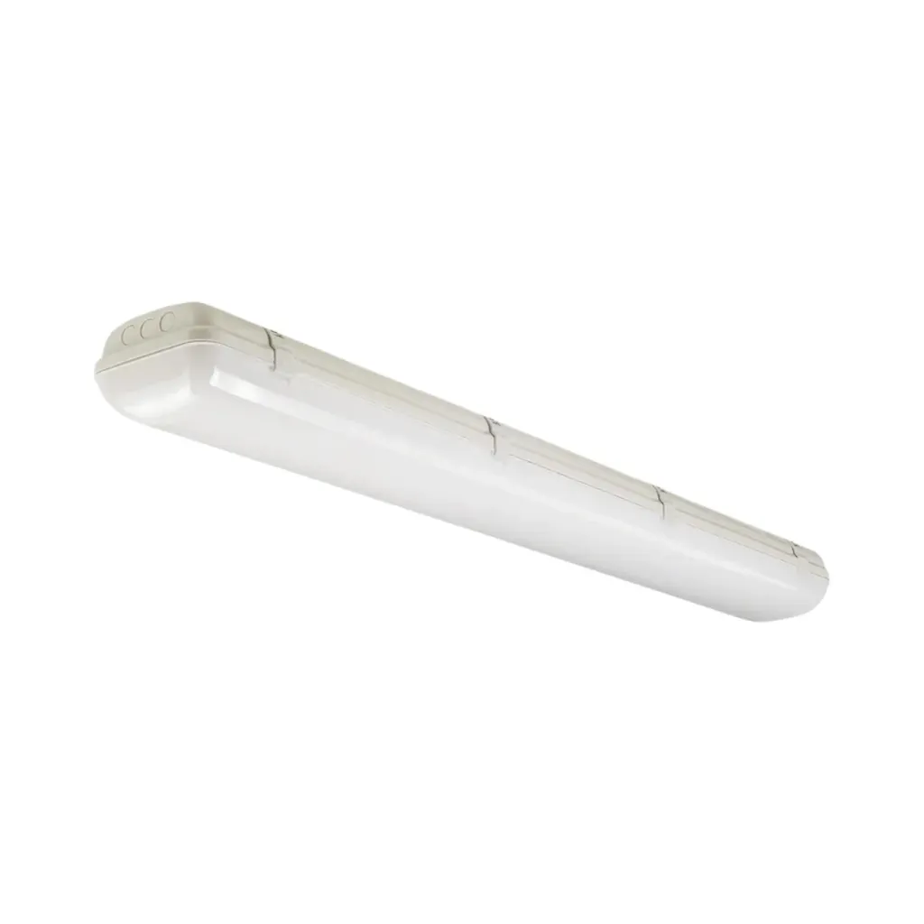 [1002044] كشاف مارينا 2*120 سم جسم بولى كربونيت مجمع بلمبات ليد 2*18 وات ايجى لاكس