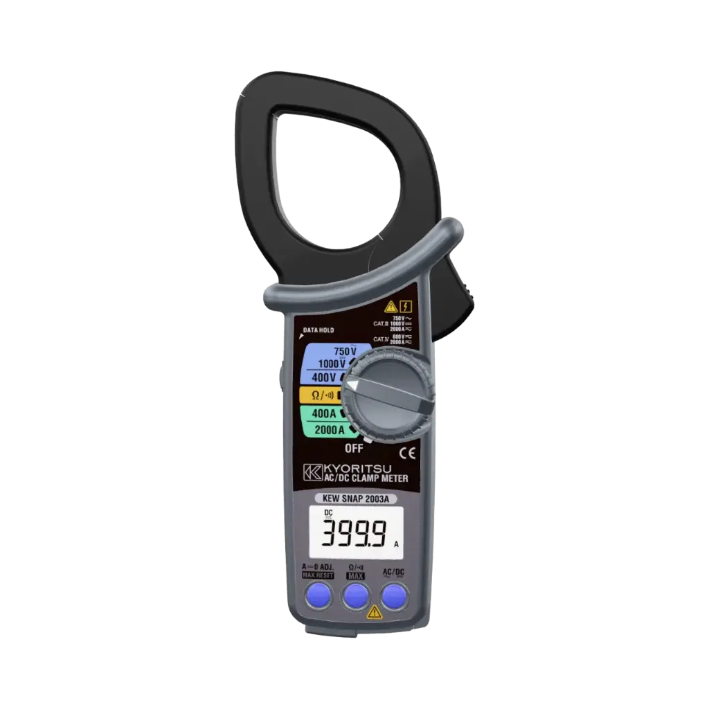 Kyoritsu AC/DC Digital Clamp Meter 2000A 1000V