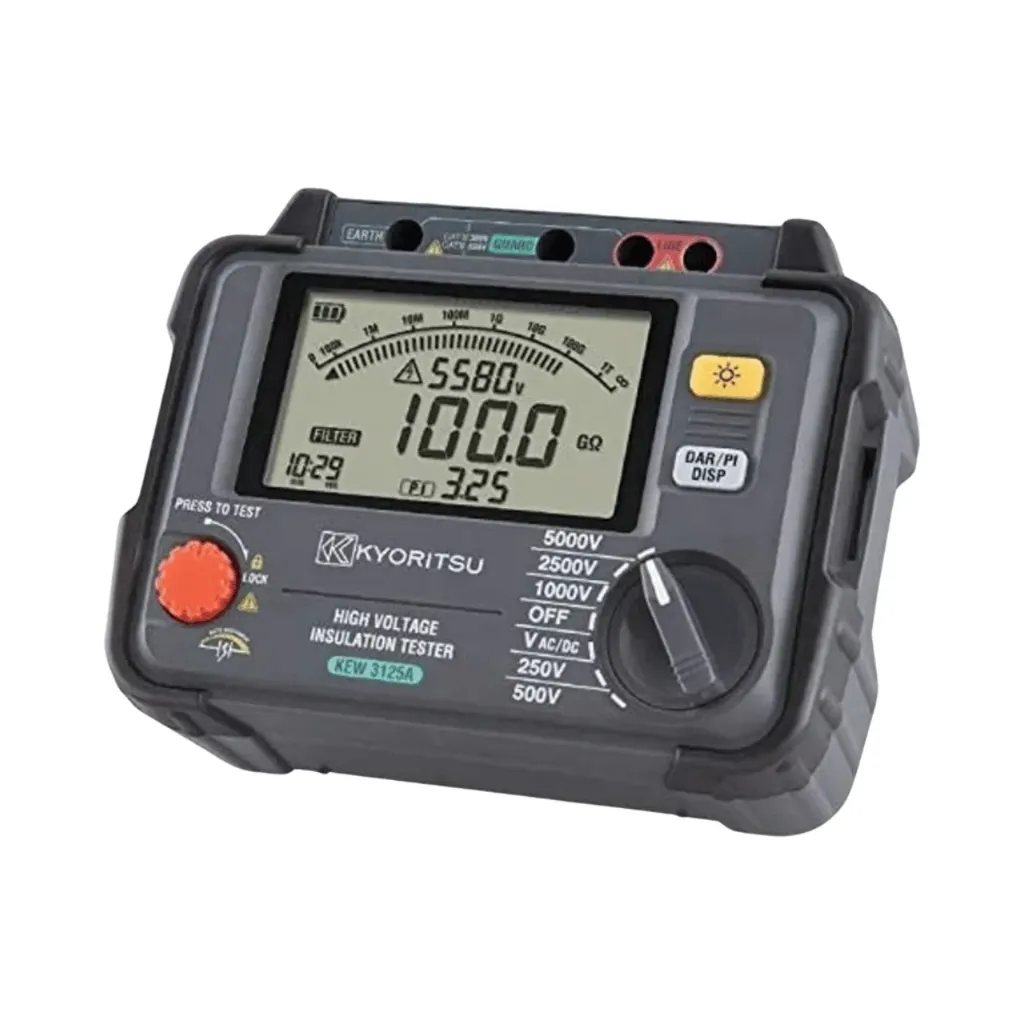 [3125A] Kyoritsu High Voltage Digital Insulation Tester 250-5000v