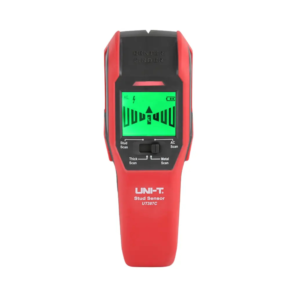 [UT387C] Uni-T Wall Scanner Stud Sensor For Detecting Electric Wire, Metal Object, Wooden Beams