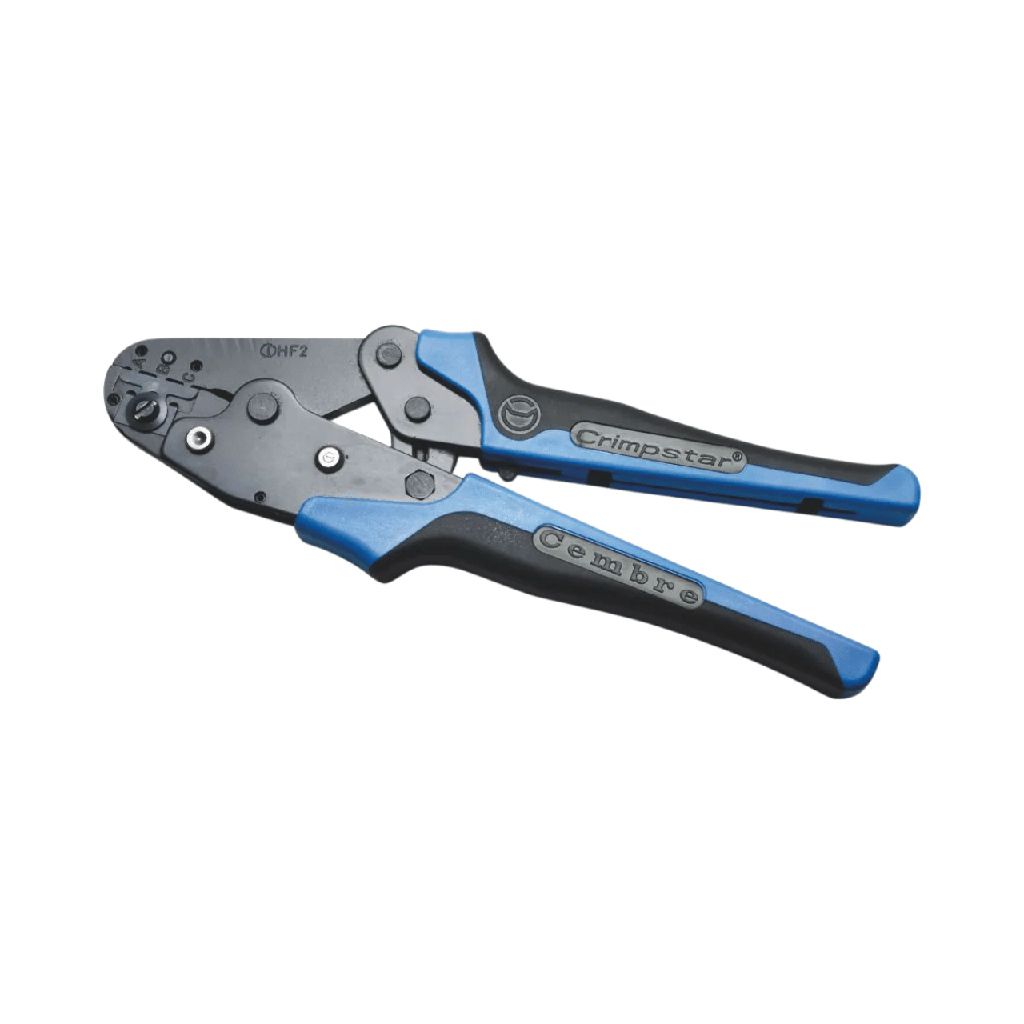 [HF2] Cembre Mechanical Crimping Tool, Crimpstar Series For Non-Insulated Brass Terminals With Open Neck From 0.08 To 1.3 mm² HF2