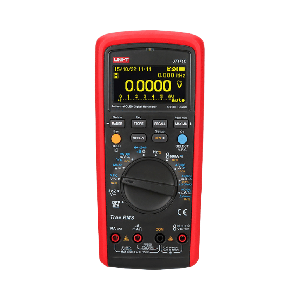 Uni-T Industrial Grade True RMS Digital Multimeters UT171C