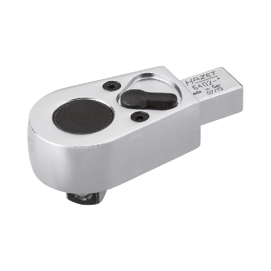 Hazet Insert Reversible Ratchet Length: 61 mm, 9*12 mm Insert Square, Solid, 3/8 Inch Square, Solid 6402-1