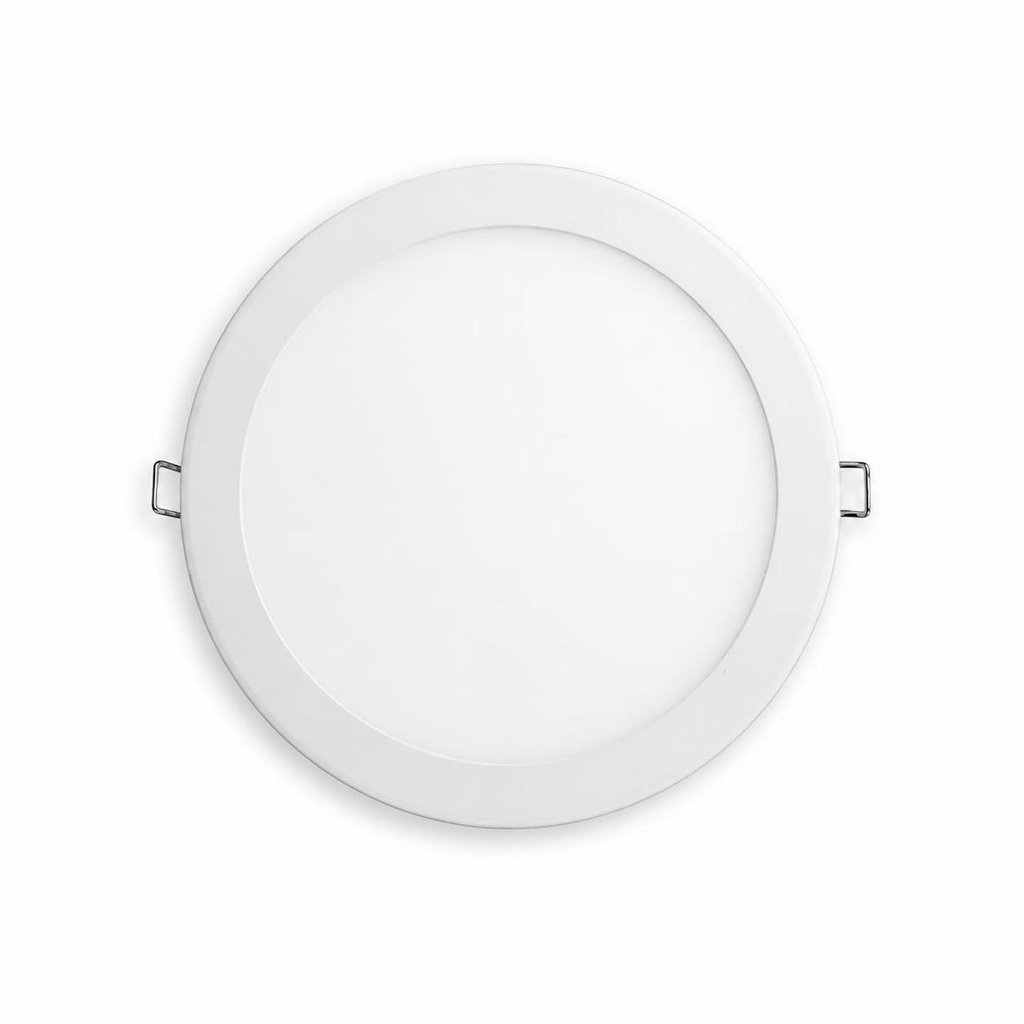 [855702] Egylux Led Recessed Round Downlight Panel 6w Plastic (Warm)