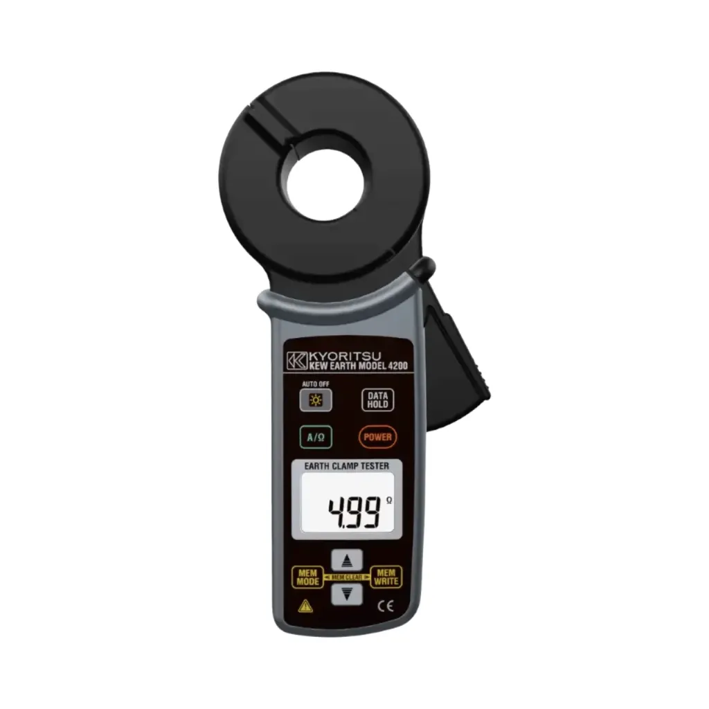 [4200] Kyoritsu 4200 Earth Clamp Tester True RMS, Resistance 0.05~ 1500 Ω