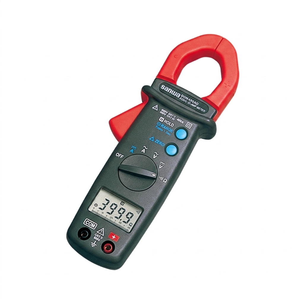 [DCM400AD] Sanwa Clamp Meter AC/DC 400a 600v 