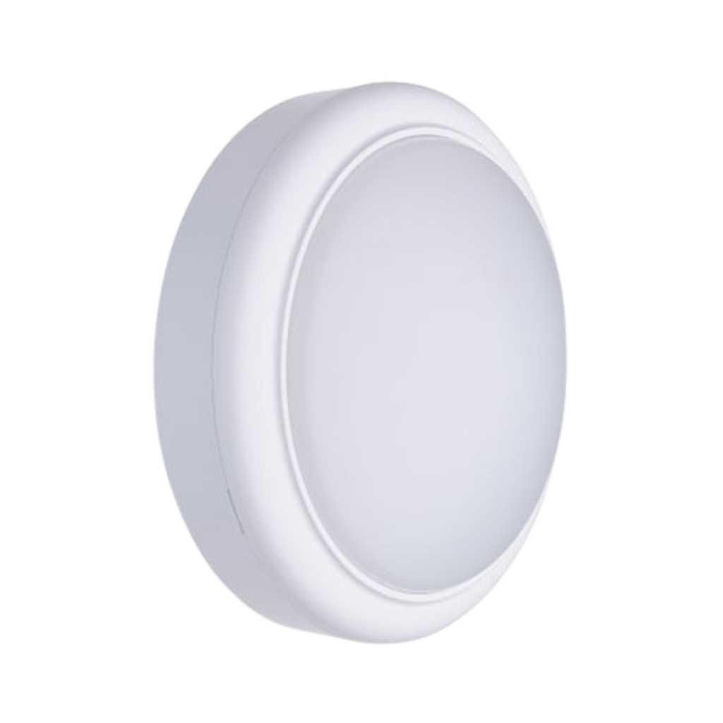 [911401735862] Philips Essential SmartBright BulkHead Round Surface Mount, Polycarbonate 20w WT045C LED20/NW PSU CFW L1665