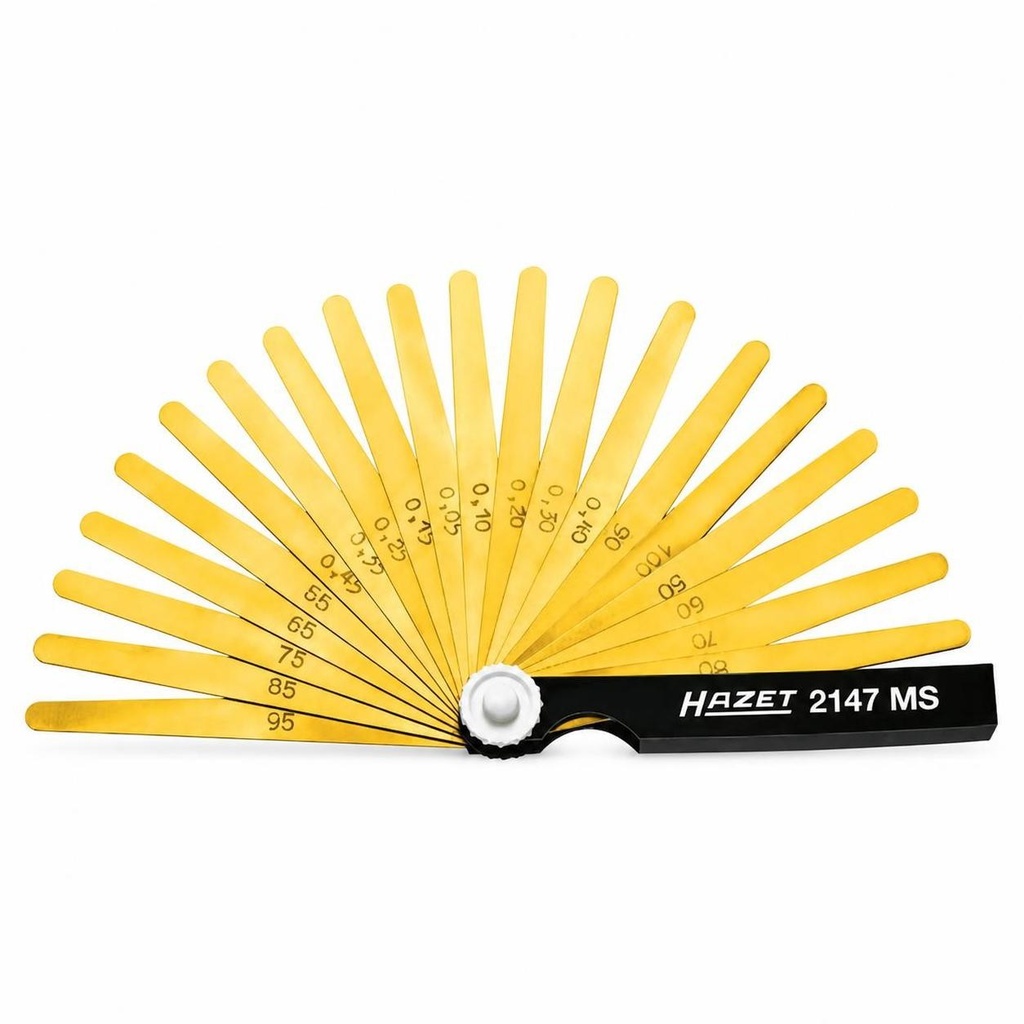 [2147MS] Hazet Feeler Gauge 0.05-1.0 Length 106 mm