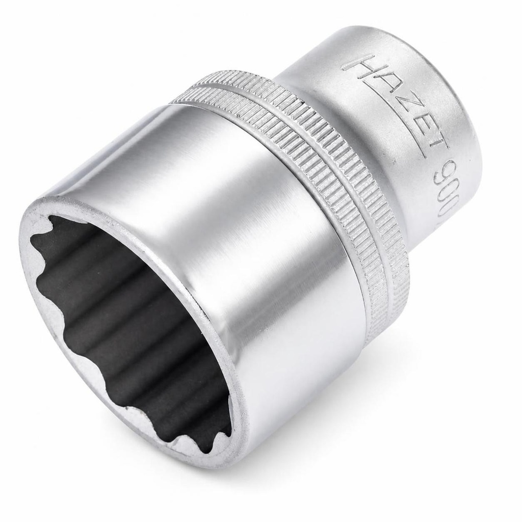 [900Z-30] Hazet 1⁄2 inch Square Hollow,12.5 mm Socket Outside 12-Point Traction Profile 30 mm