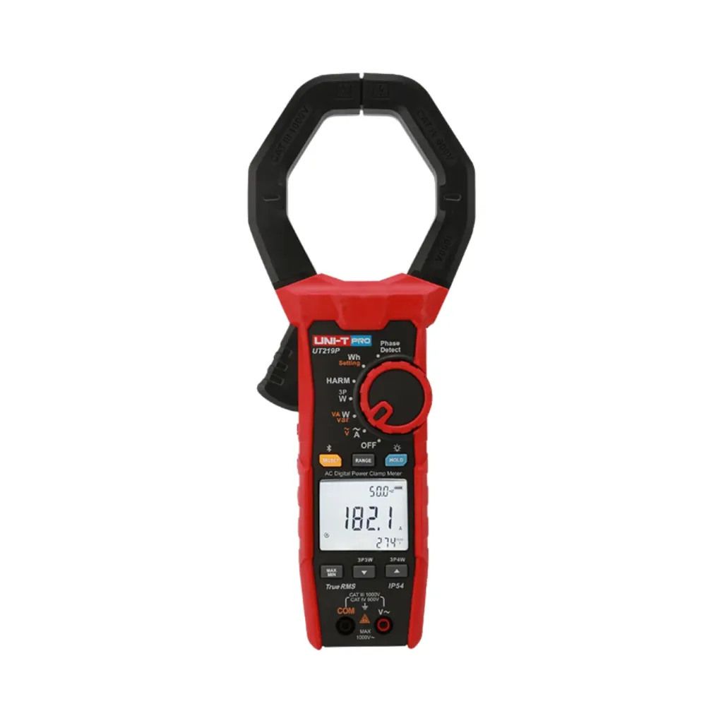 [UT219P] Uni-T AC Digital Power Clamp Meter, 3-Phase Unbalanced Voltage, AC Voltage,AC Current Power and Power Factor