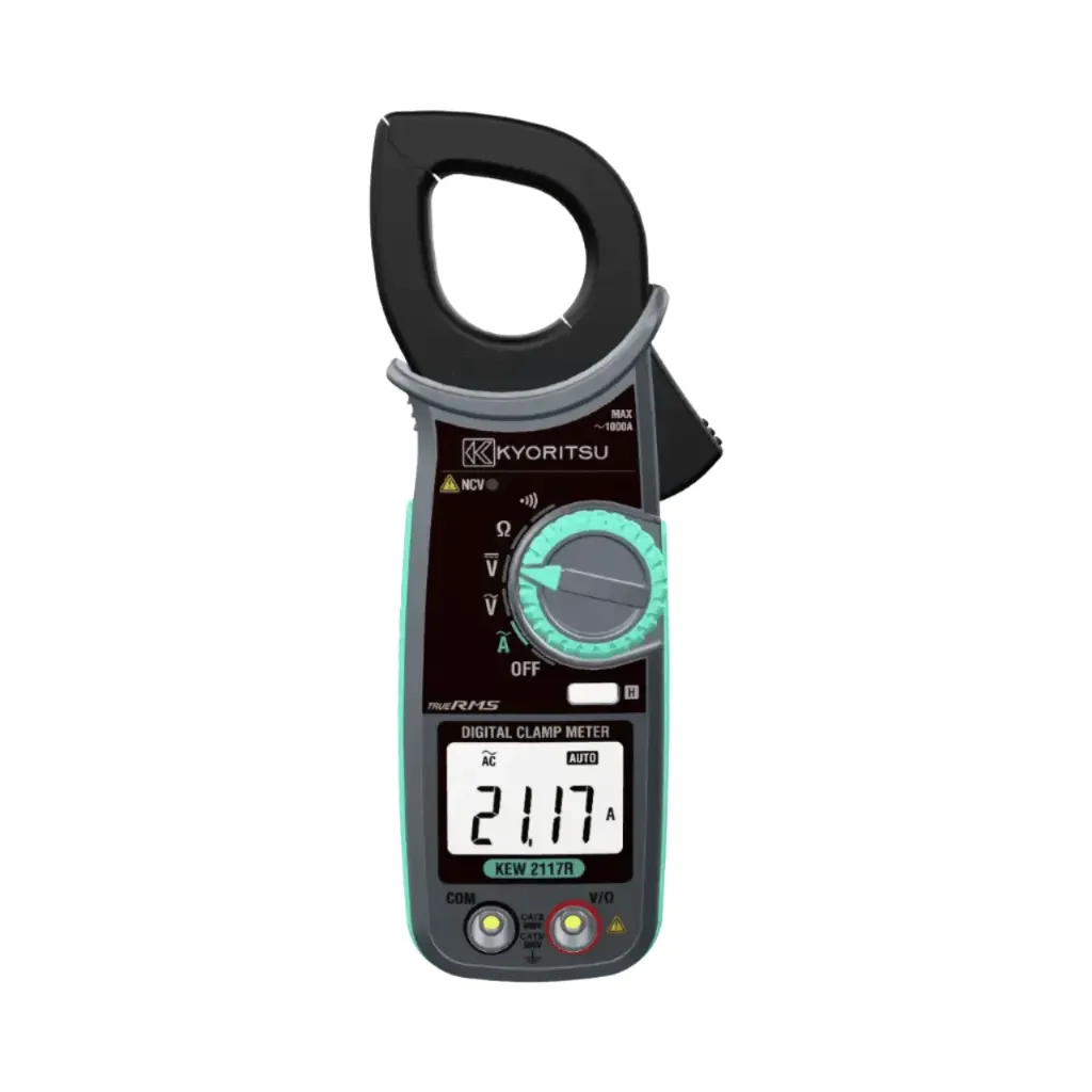 Kyoritsu 2117R AC True RMS Digital Clamp Meter 1000A 600V