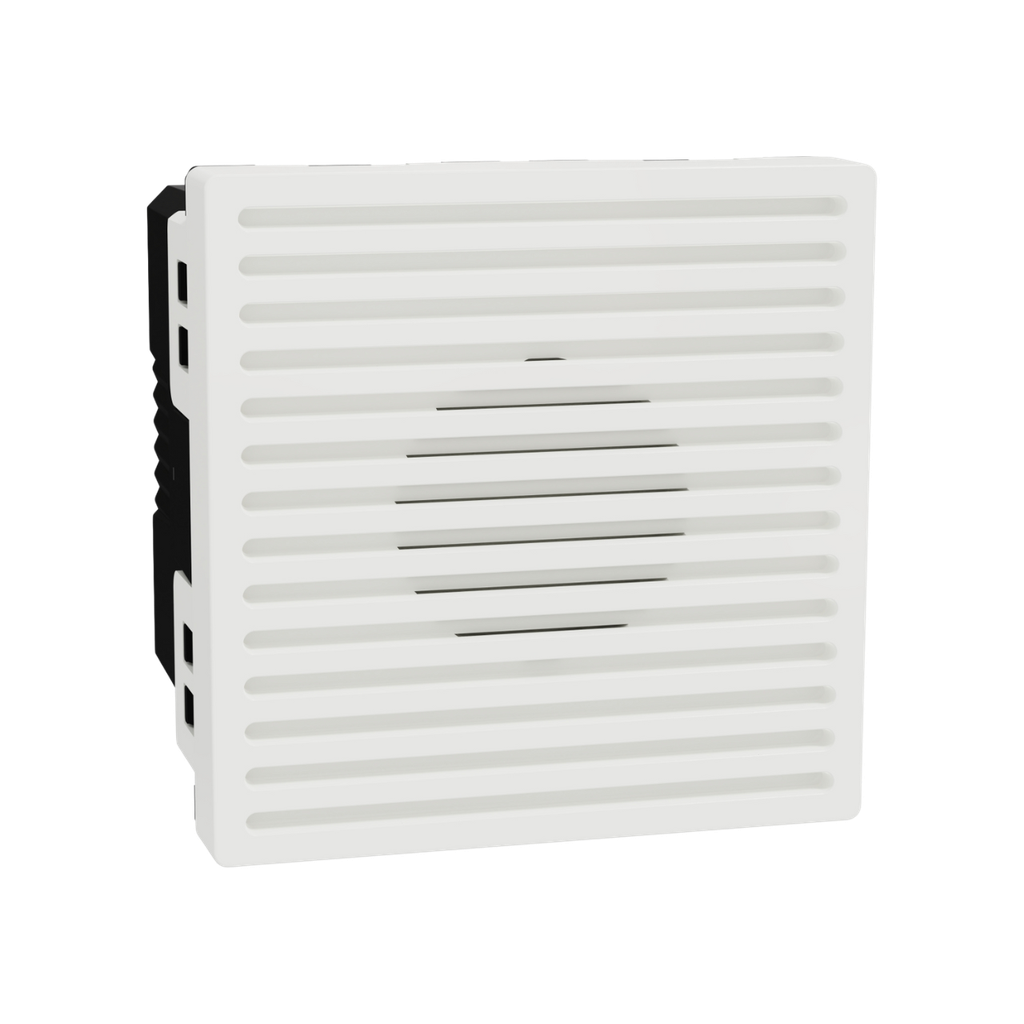 Schneider Electric Miluz E Doorbell Buzzer, 2 Module, White