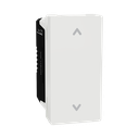 Schneider Electric Miluz E Roller Blind Switch,10A, 250V, 1 Module, White