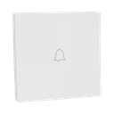 Schneider Electric Miluz E Doorbell Switch, 10A, 250V, 2 Module, White