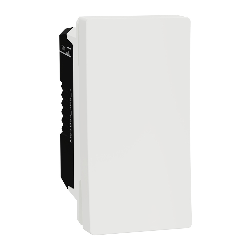 Schneider Electric Miluz E Switch, 2 Way, 16AX, 250V, 1 Module, White