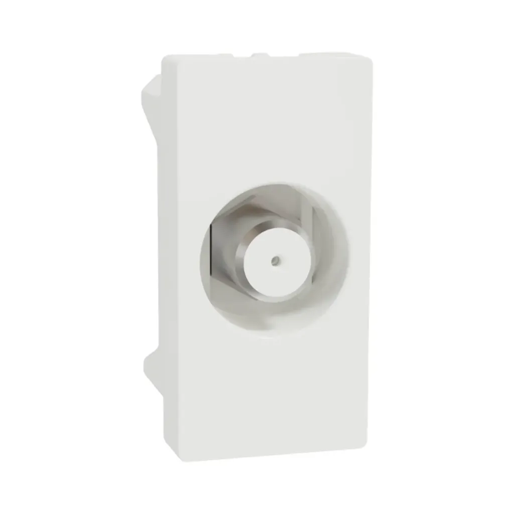 [M3TB1_TVFM] Schneider Electric Miluz E TV Outlet, F-Type, Mechanism, White