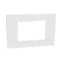 Schneider Electric Miluz E Cover Frame, 3 Gang, White
