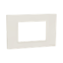 Schneider Electric Miluz E Cover Frame, 3 Gang, Ivory