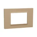 Schneider Electric Miluz E Cover Frame, 3 Gang, Bronz